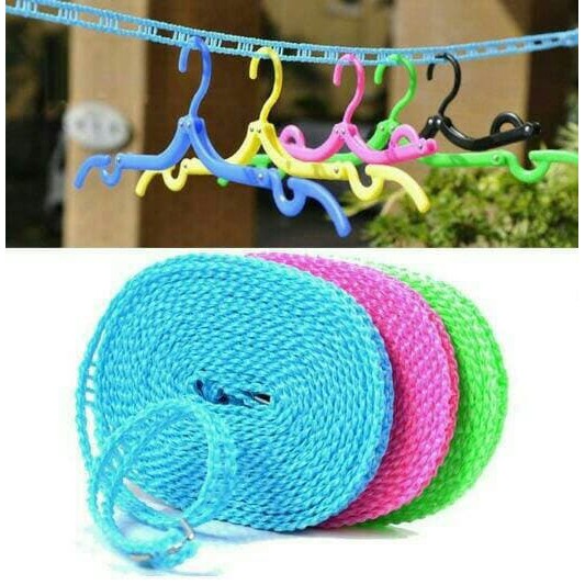 Tali Jemuran 5 Meter / Clothes Line / Tali Jemuran Super Praktis