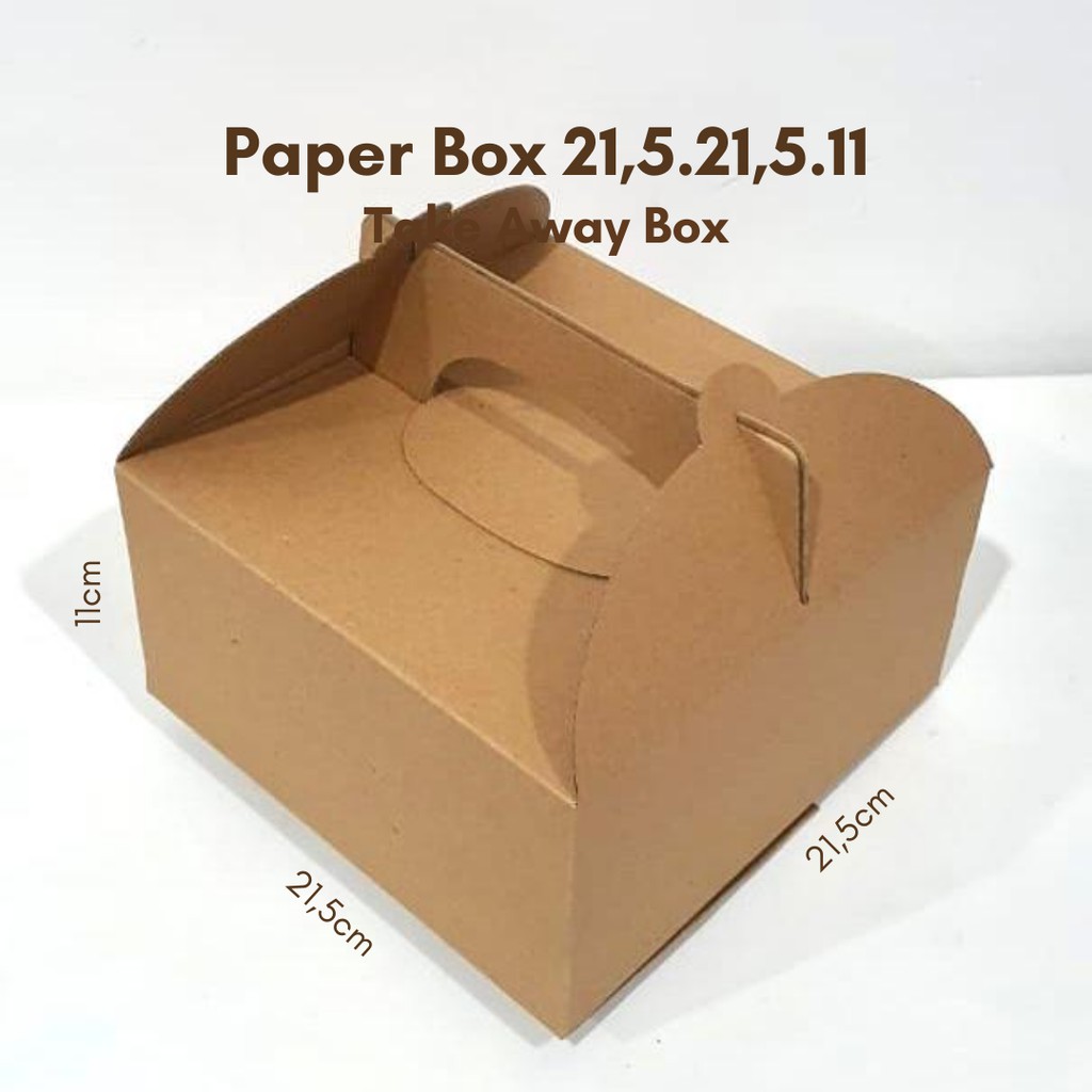 

CORRUGATED Ukuran 21,5 x 21,5 x 11 cm/ Kardus Polos/ Dus Dos/ Brown Paper Box (HARGA 10 PCS)