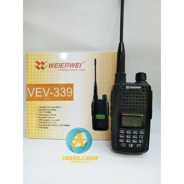 Ht weierwei vev 339 vhf 5watt original