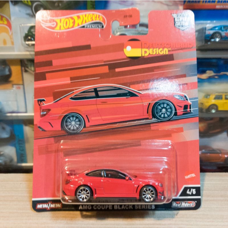 HOT WHEELS 12 MERCEDES BENZ C63 AMG COUPE BLACK SERIES - DEUTSCHLAND DESIGN - PREMIUM