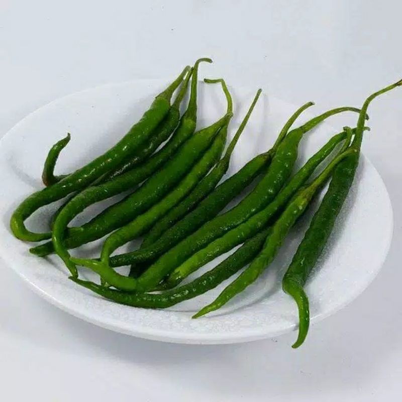 Cabe Hijau Keriting / Berat 250 Gram