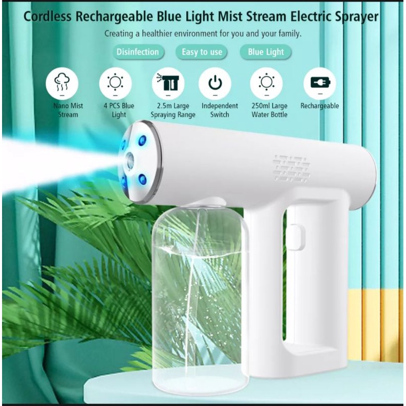 nano spray desinfektan / Desinfektan gun / semprotan embun