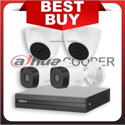 Paket CCTV 4 bh camera Dahua 2 mp Copper + DVR 4 channel Online