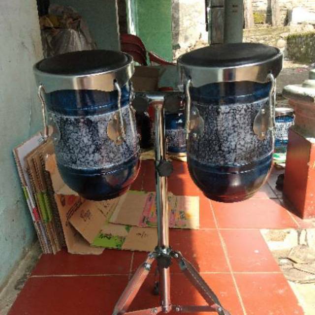 Kendang kempul mini ketipung dangdut cat motif marmer