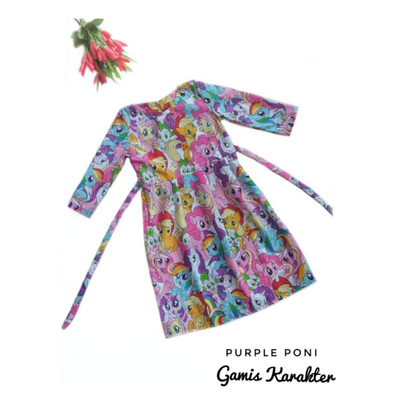 Gamis anak karakter / baju gamis anak / baju gamis anak karakter