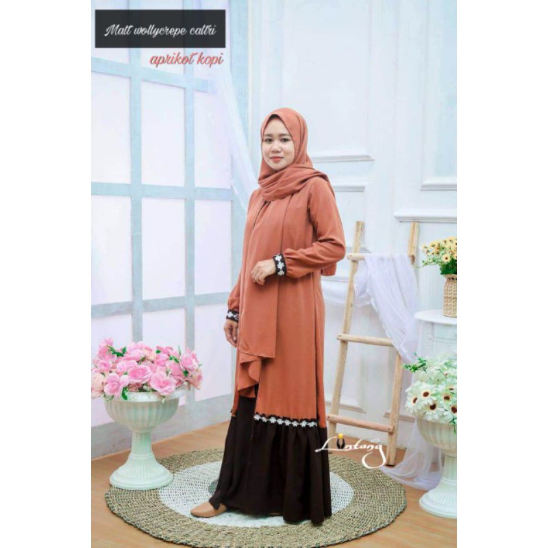 gamis wollycrepe caltri ori berlabel