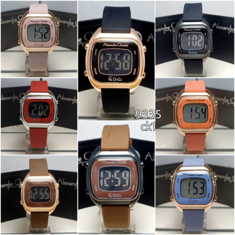 Jam Tangan Digital Alexandre Christie AC9335LH 9335 ORIGINAL BERGARANSI RESMI
