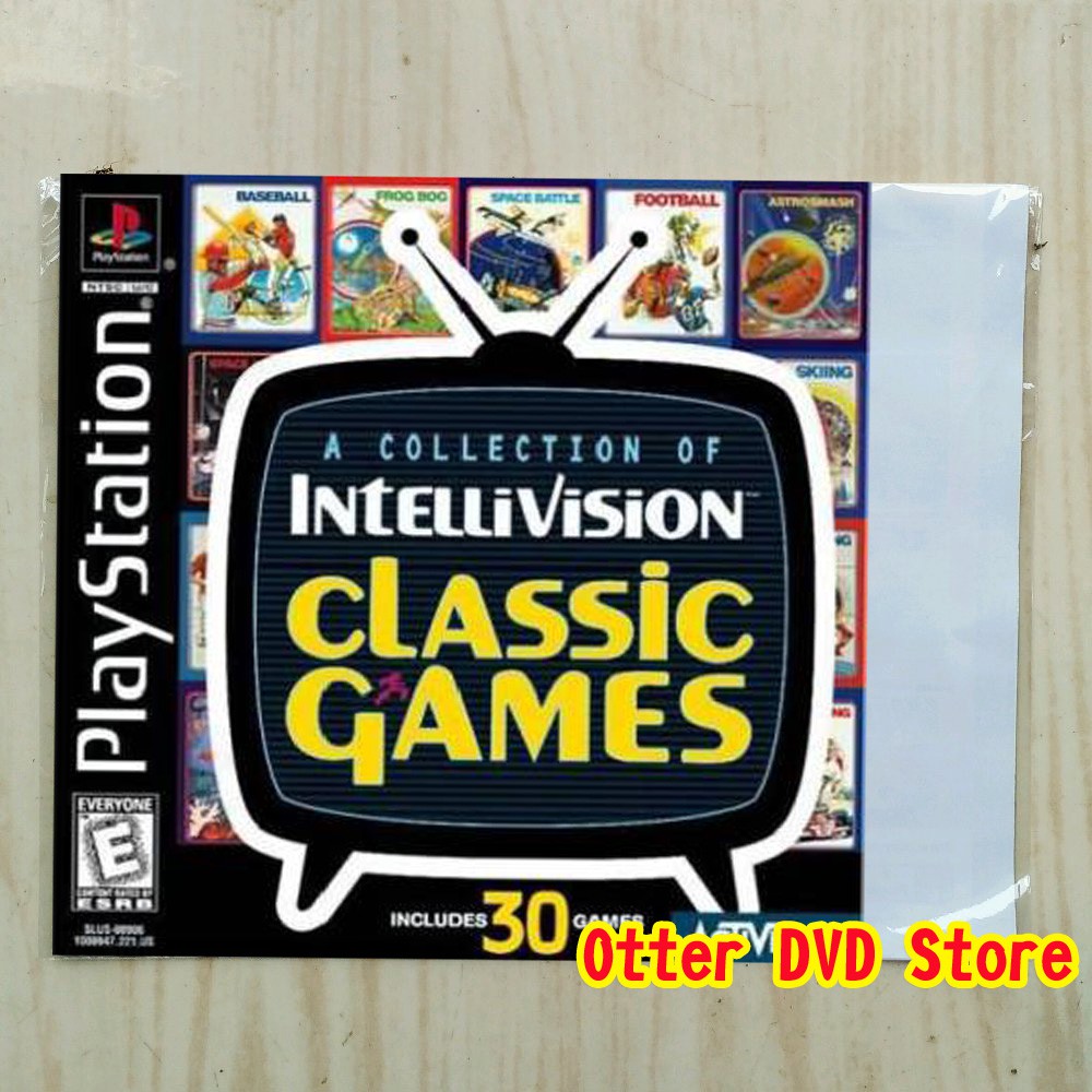 Kaset CD Game Ps1 Ps 1 Intellivision Classic Games