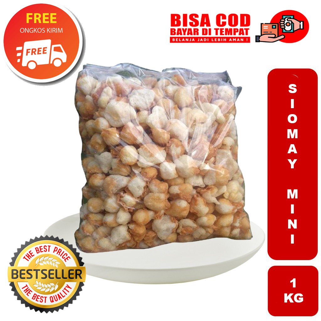 SIOMAY KERING MINI 1KG BANDUNG PEDES TERMURAH TOPING BASO ACI SOMAY KERING BANDUNG SEBLAK INSTAN