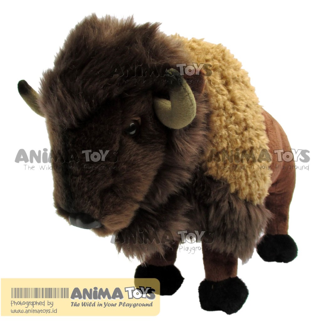 Boneka Hewan Bison Animatoys Swi049 Shopee Indonesia