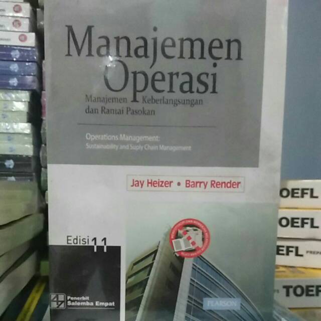 Manajemen Operasi Edisi 11  Jay Heizer