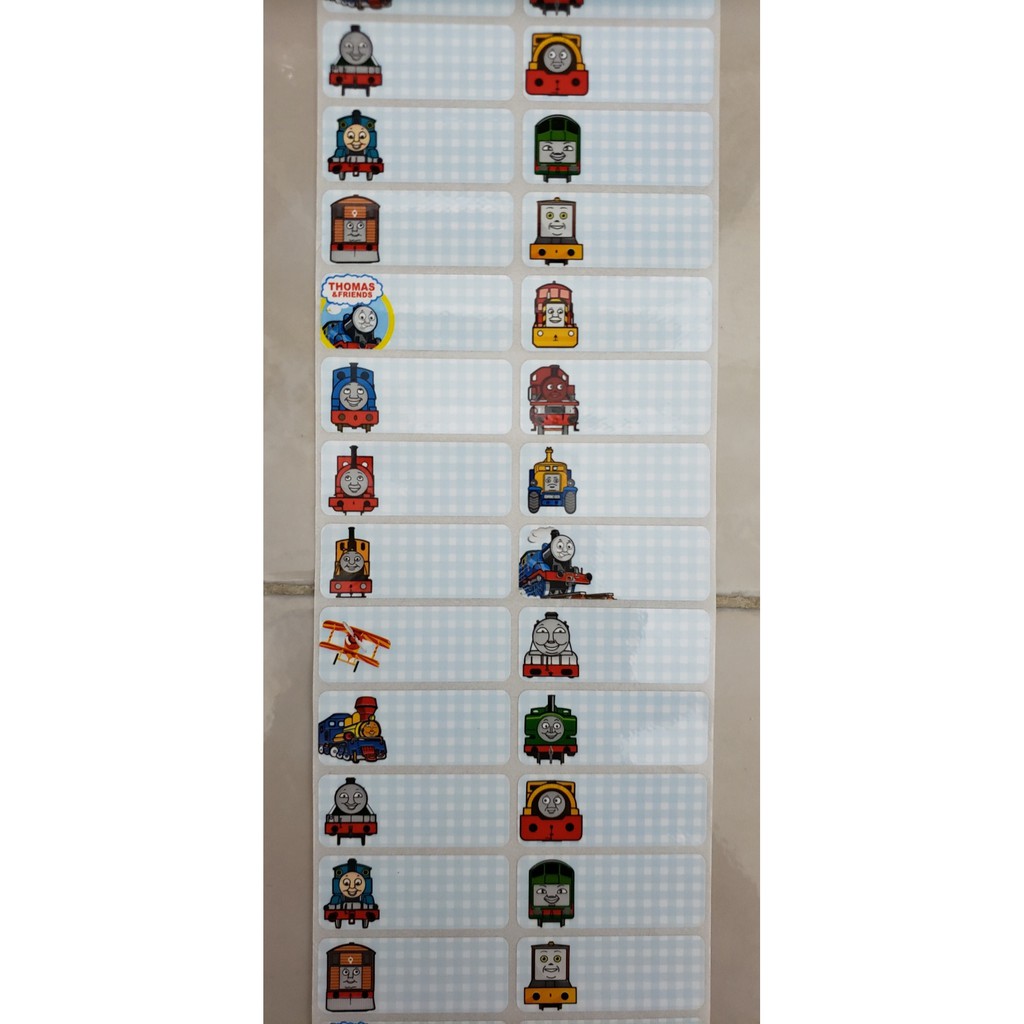 

Label Uk. L Thomas&Friends Waterproof, tidak luntur&anti sobek.