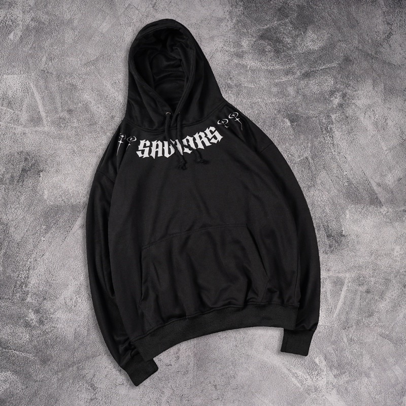 [N00707] Jaket Hoodie Distro Motif SAVIORS