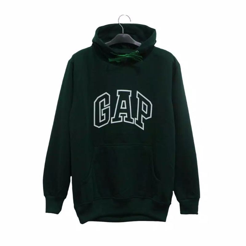 hoodie switer jaket GAP logo bordir hitam navy hijau maron