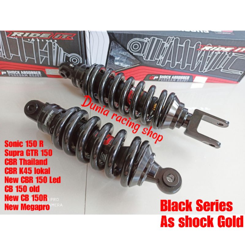 Shock Monoshock Ride it GP 101 CBR Sonic 150 New Megapro New CBR 150  Supra GTR New CB 150R As Gold