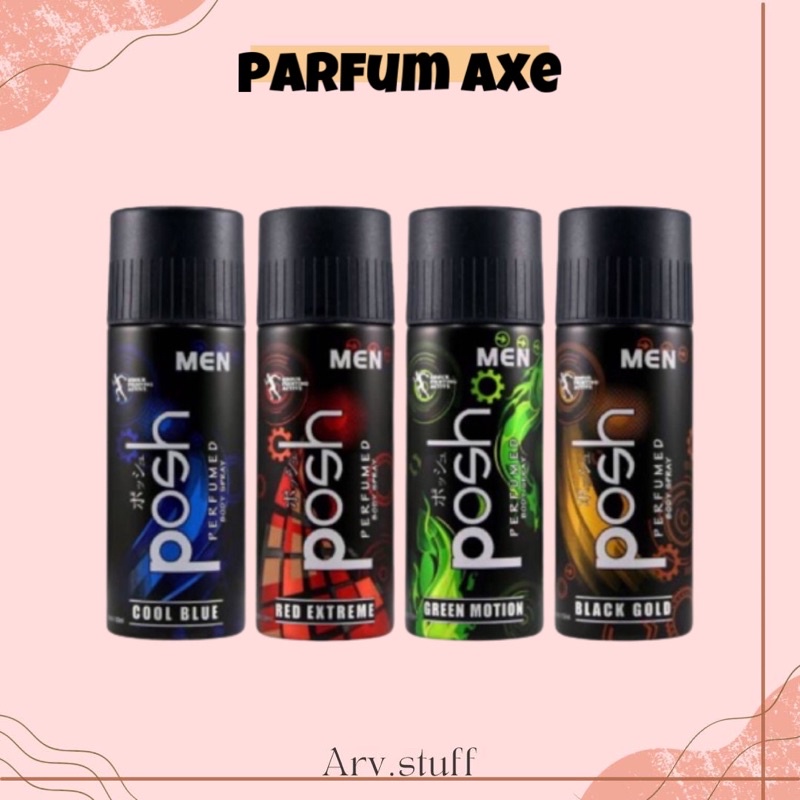 tambahan parfum axe untuk giftbox/ ekstra/ minyak wangi/pria/posh