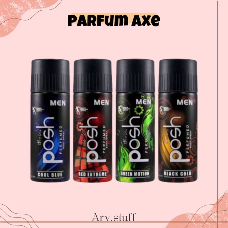 tambahan parfum axe untuk giftbox/ ekstra/ minyak wangi/pria/posh