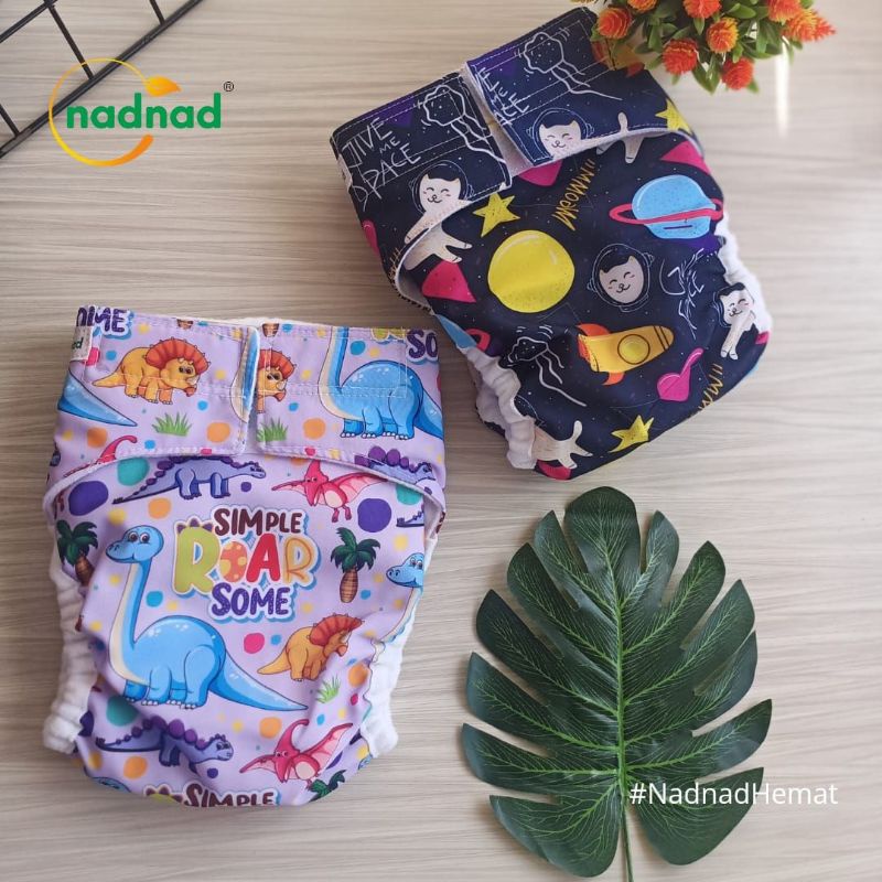 Nadnad Clodi Type Cover Velcro Dan Pant Kancing Popok Bayi Inovasi Baru