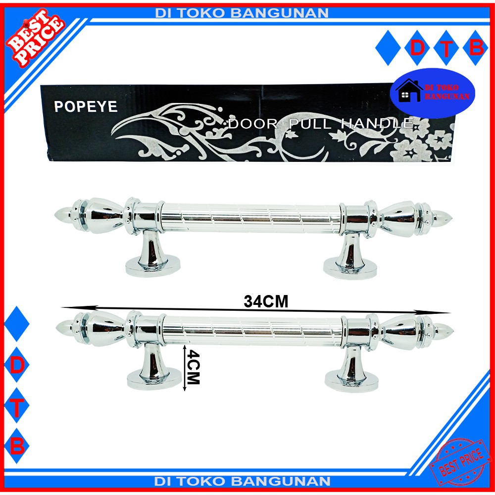 Gagang Tarikan Pull Handle Set Pintu Model Sisik Cobra