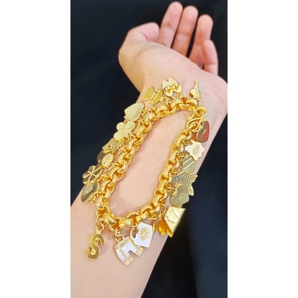 Gelang Emas 999 Fashion