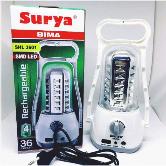 SURYA Lampu Darurat Emergency 36 SMD Led SHL 3601