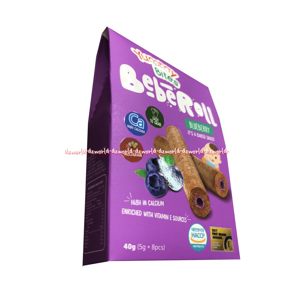 Yummy Bites Beberol Blueberry Baked Snack Baby Cemilan Bayi 40gr Beberoll Biskuit Bayi