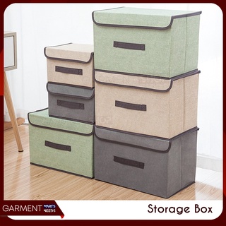 Storage Box Organizer 2In1 Kotak Tempat Penyimpanan Baju Mainan Lipat Multifungsi Praktis Set Kecil dan Besar