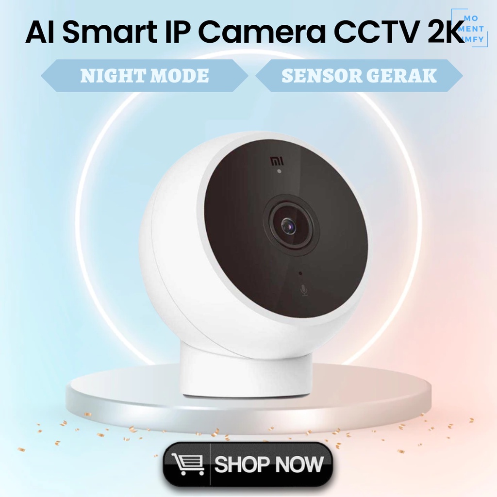 Xiaomi Mijia AI Paket CCTV IP Sensor Kamera Camera Pengawas Pengintai Pengaman Keamanan Tersembunyi 