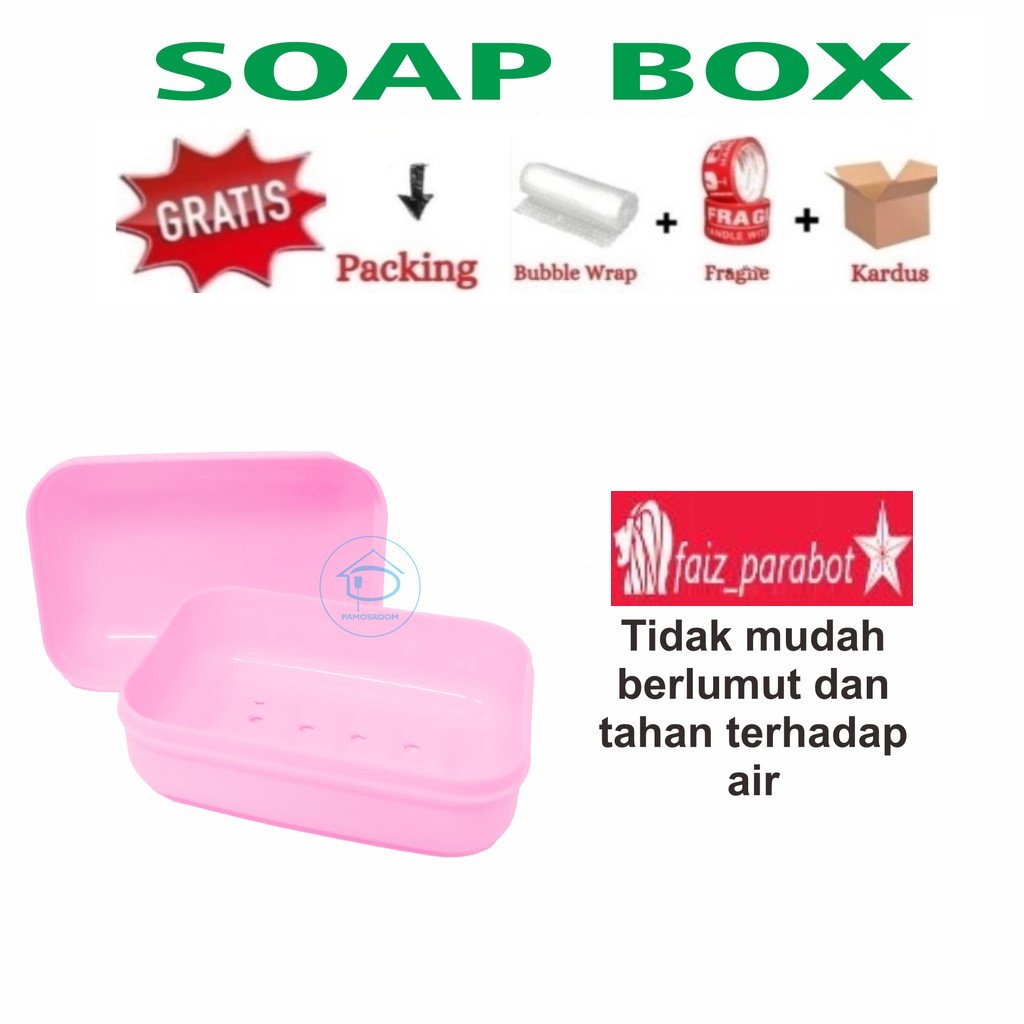 SERBA GROSIR MURAH CEPUK BOX TEMPAT SABUN KAMAR MANDI ANGLE