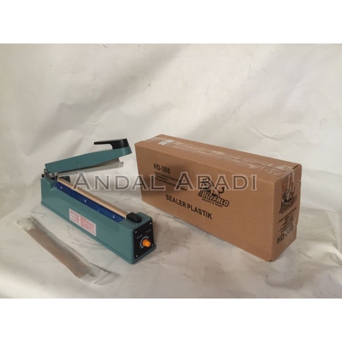 PLASTIK SEALER HD-300 BUFFALO / ALAT PRES PLASTIK / IMPULSE SEALER 8MM