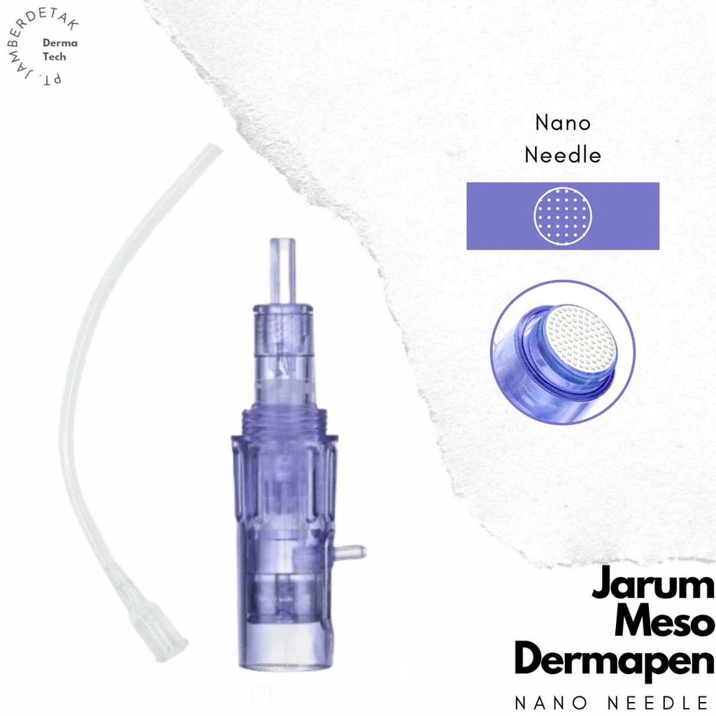 Jarum nano 12 pin 36 pin Dermapen meso gun mesotheraphy needle 2 in 1 injeksi serum dermapen