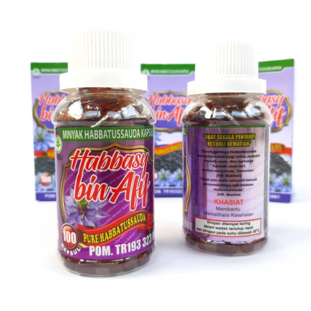 Berkhasiat Habbatusauda Oil Habbatusauda Herbal Habbatusauda isi 100 kapsul