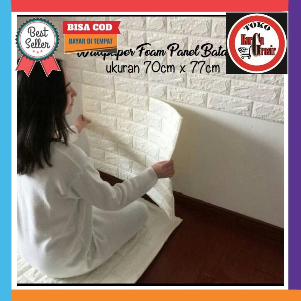 Termurah WALLPAPER FOAM UK 70X77(KOLIAN 20000 ISI 80)