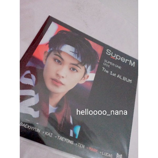 Mini LP poster SIGNED SUPERM Mark