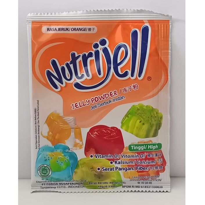 

NUTRIJELL JELLY POWDER RASA JERUK 15 GR