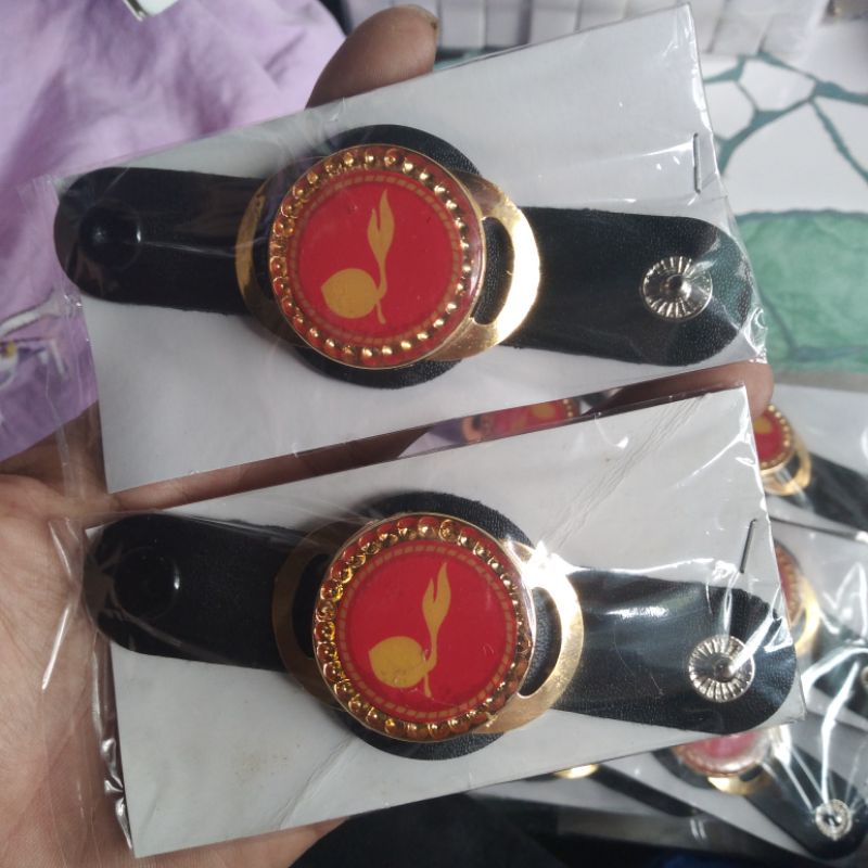 Ring hasduk Pramuka kalep tunas 1 merah bagus kupingan