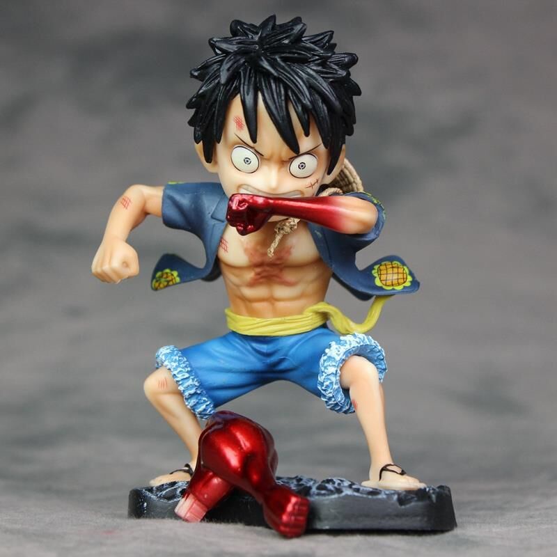 Mainan Action Figure Anime One Piece Luffy Topi Jerami Bahan PVC Ukuran 13cm Untuk Hadiah Anak