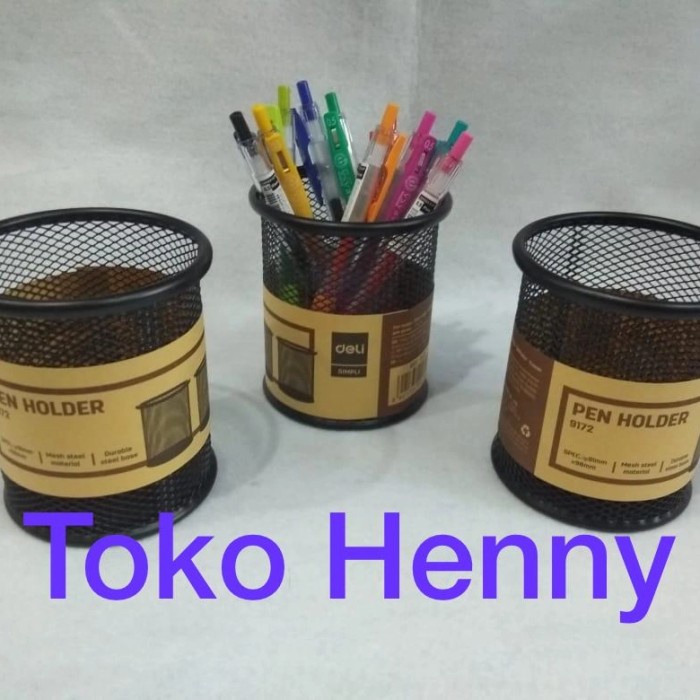 

Hot Sale Tempat Pensil Meja Bulat Jaring... Merk Deli Kode 9172 Diskon