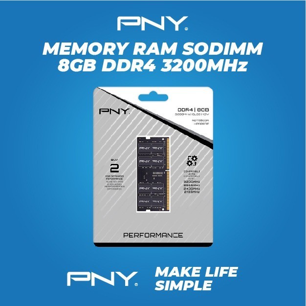 DDR4 8 GB NB PNY 3200