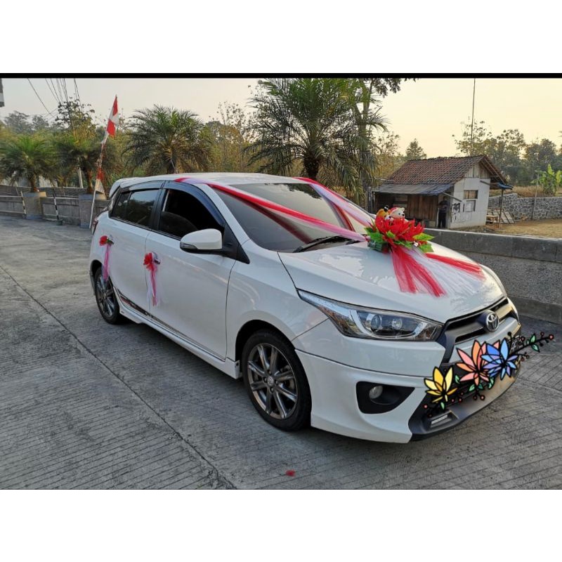 Bunga Dekorasi Mobil Pengantin | Dekorasi Mobil Pengantin | Hiasan Bunga Mobil Pengantin