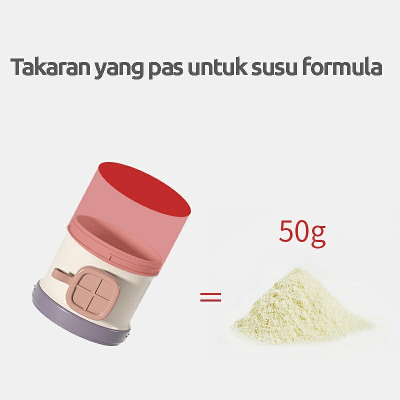 BBET Mushroom Milk Powder Container | Wadah Penyimpanan Bubuk Susu Bayi dan Snack