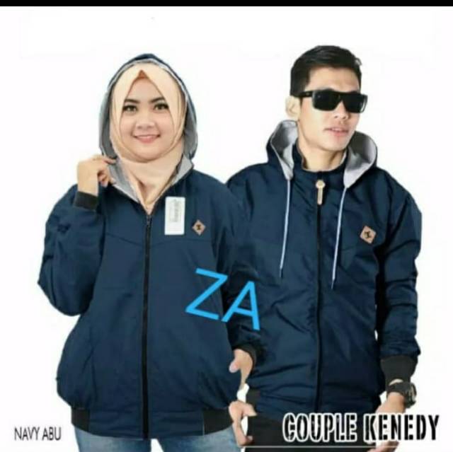 JAKET CEWEK COWOK BOLAK BALIK COUPLE BB SEPASANG DAPAT 2 JAKET