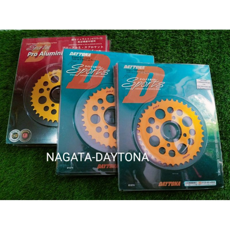 GEAR BELAKANG 415 DAYTONA DURALUMIN SUZUKI TITAN-SHOGUN110/125-SMASH-RU120