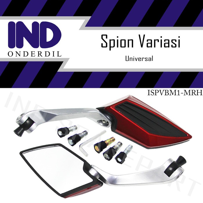 Dijual Spion-Sepion-Kaca-Cermin Kiri-Kanan Variasi Batman 1 Merah Universal Berkualitas