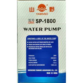 Yamano SP 1800 Pompa Air Celup Water Pump Aquarium Hidroponik SP1800