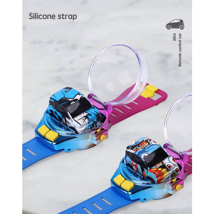 Mini Watch Jam RC Car Mainan Anak Mobil Jam Remote Control