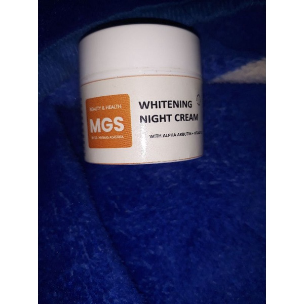 preloved night cream whitening alpa arbutin vitamin c mgs