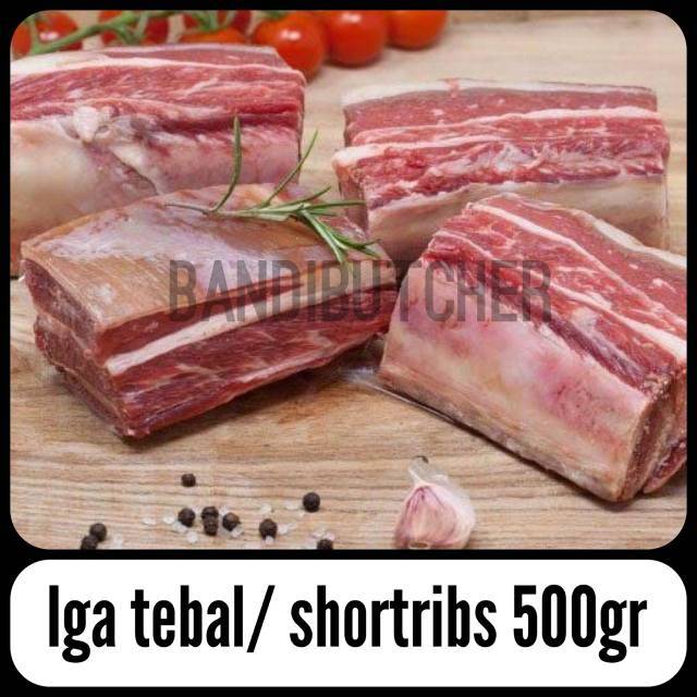 Daging Iga Depan Sapi / Short Ribs Impor Kualitas Super Daging Tebal