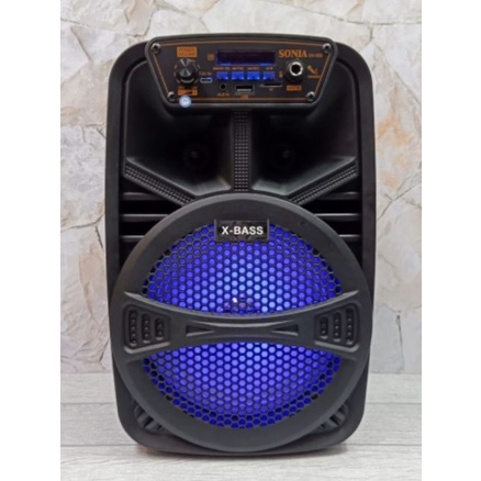 Speaker Portable Murah Sonia SN850 Free Mic Kabel