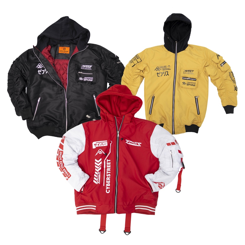 ZIPPER ZEPHYRS CYBER STREET SERIES WATERPROOF WATER-RESISTANT